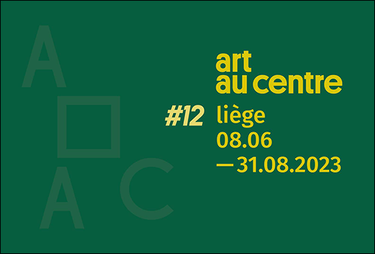 Camille Feldman et logo Art au Centre douzième édition 2023